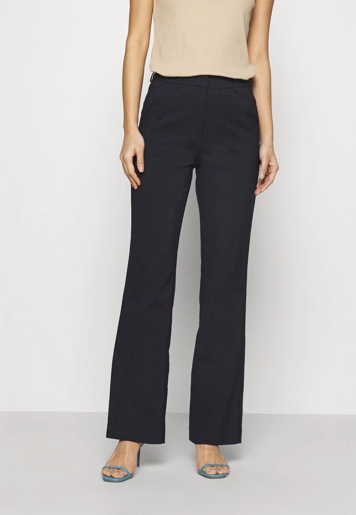 Pantalons ANNA FIELD Anna Field Flared Business Trousers Bleu Marine Femme | NZE-9639778